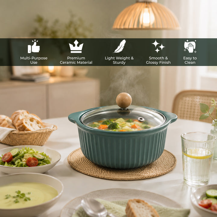 Ceramic Bowl Set Premium Porcelain Storage and Serving Bowls Microwave and Dishwasher Safe Soup Rice Snack Cereal Meal Prep Bowls Modern Kitchen Food Container Set