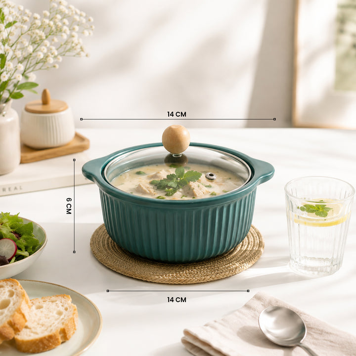 Ceramic Bowl Set Premium Porcelain Storage and Serving Bowls Microwave and Dishwasher Safe Soup Rice Snack Cereal Meal Prep Bowls Modern Kitchen Food Container Set