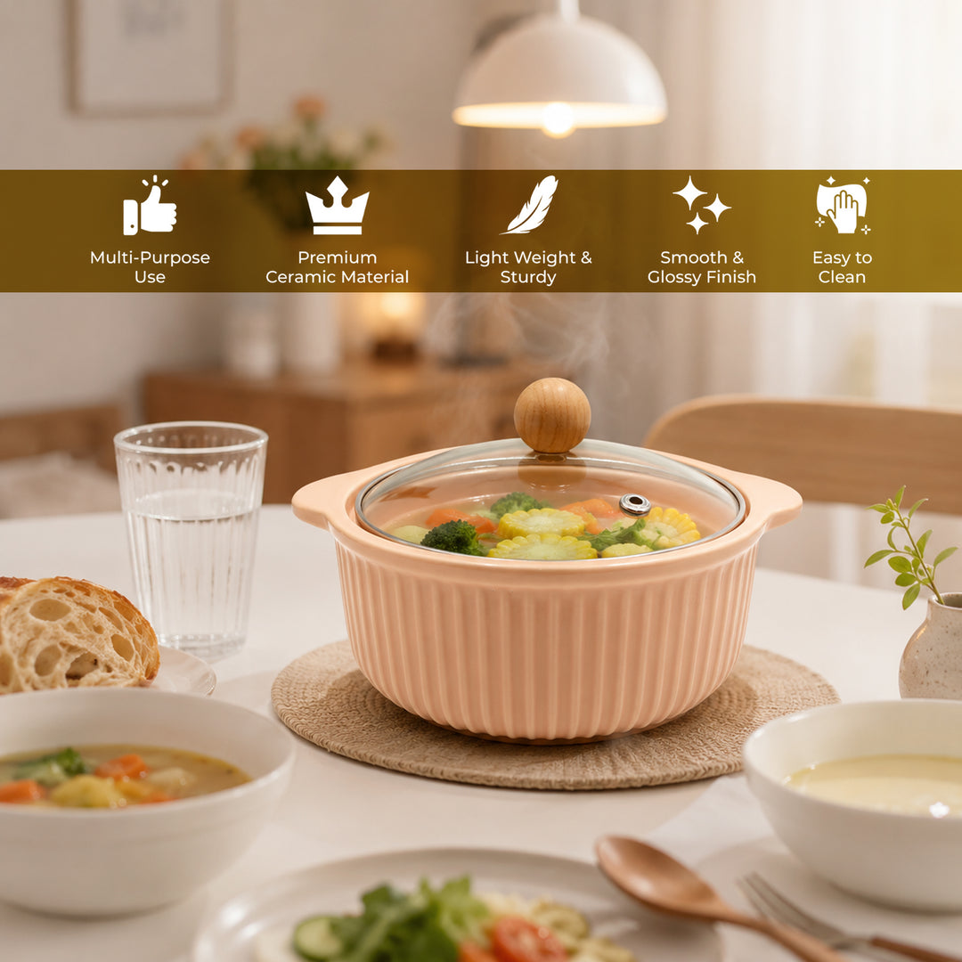 Ceramic Bowl Set Premium Porcelain Storage and Serving Bowls Microwave and Dishwasher Safe Soup Rice Snack Cereal Meal Prep Bowls Modern Kitchen Food Container Set