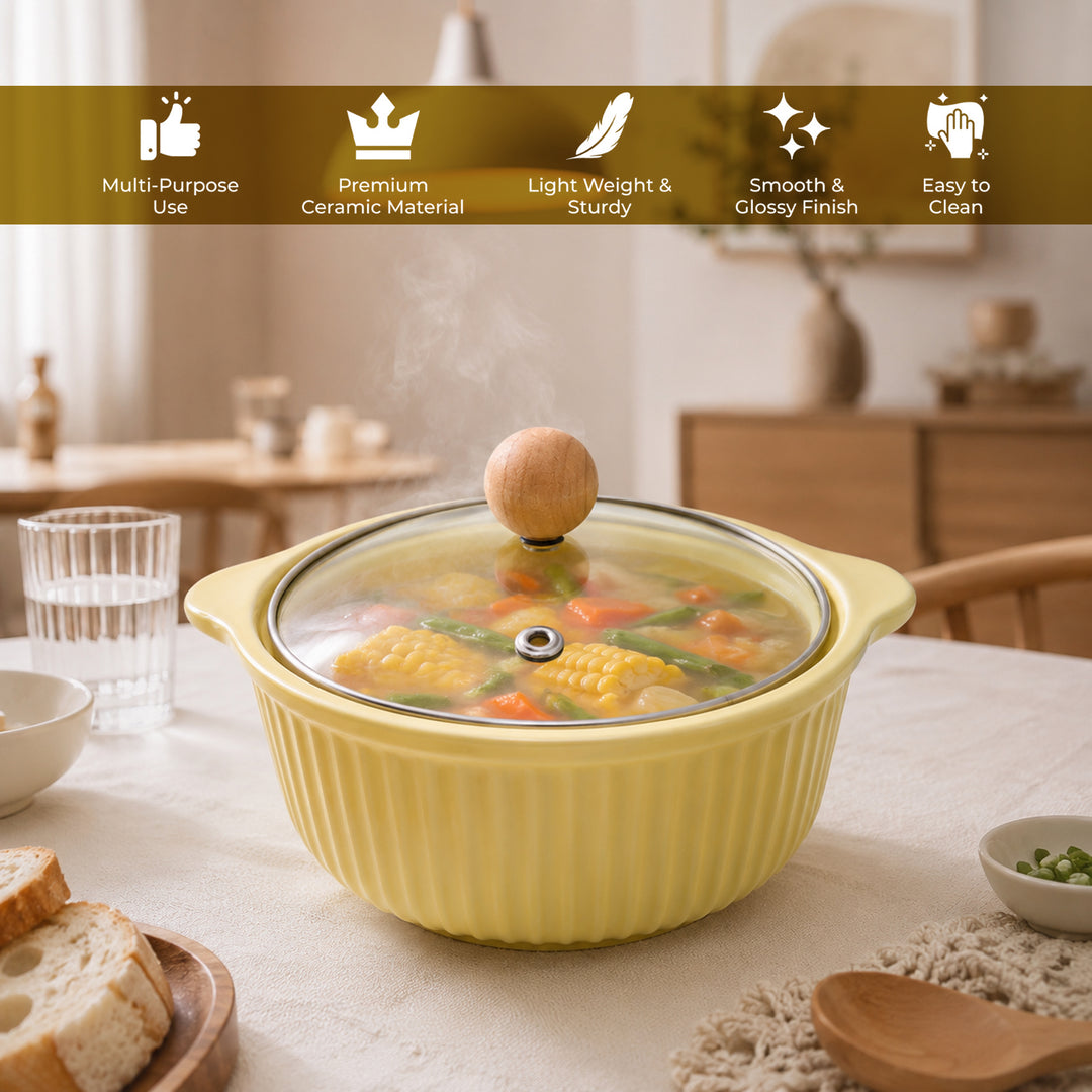 Ceramic Bowl Set Premium Porcelain Storage and Serving Bowls Microwave and Dishwasher Safe Soup Rice Snack Cereal Meal Prep Bowls Modern Kitchen Food Container Set