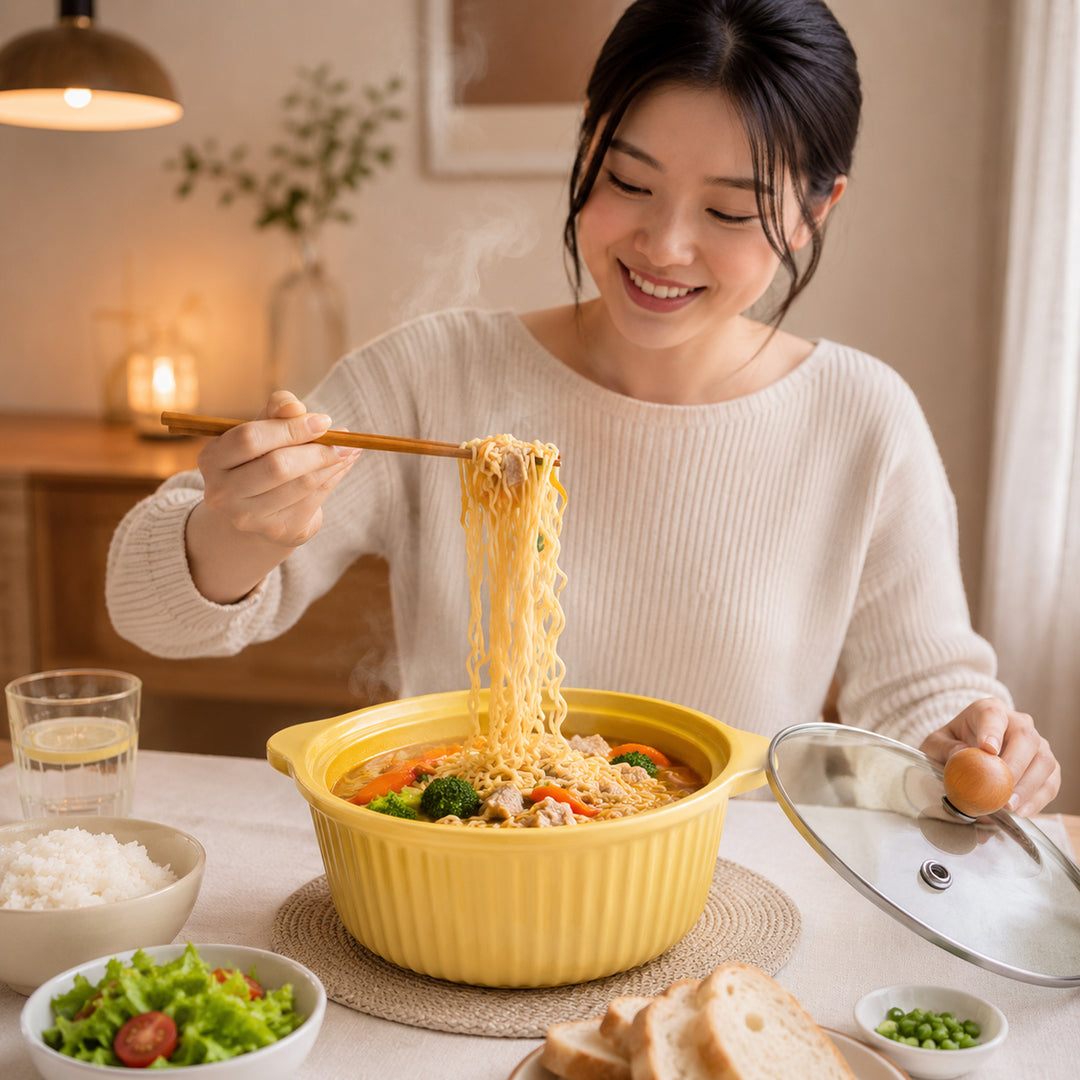 Ceramic Bowl Set Premium Porcelain Storage and Serving Bowls Microwave and Dishwasher Safe Soup Rice Snack Cereal Meal Prep Bowls Modern Kitchen Food Container Set