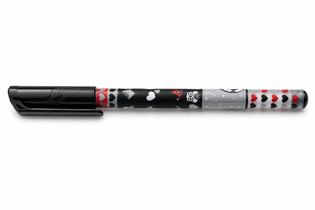 Assorted Design Ball Pen – Smooth Writing Pens, Multicolour Printed Barrel, Lightweight Grip Pens for Office, School & Daily Use