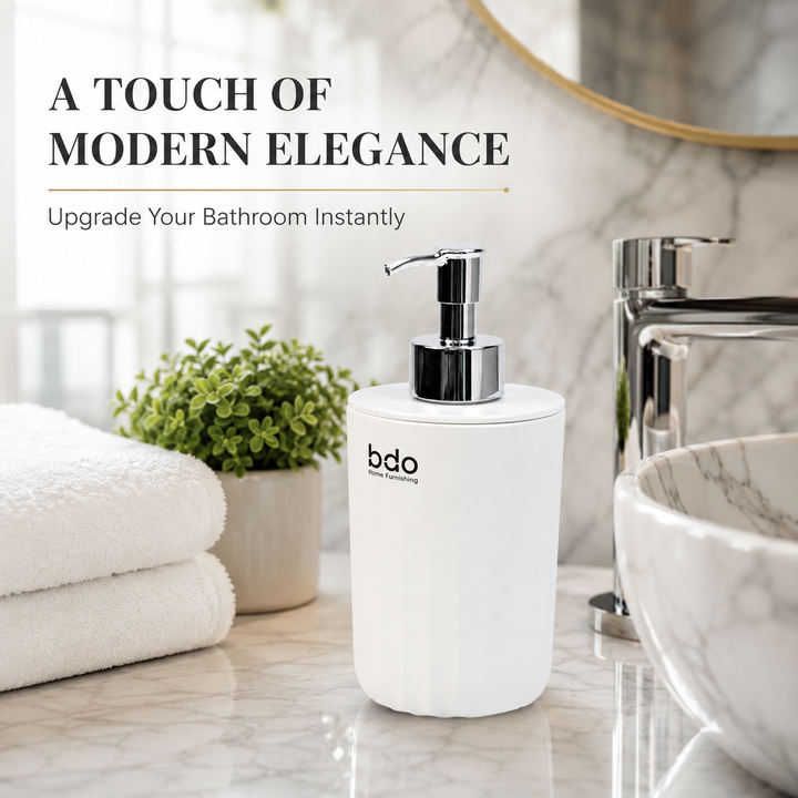 BERAM Sea Wave Soap Dispenser, Hand Sanitizer Travel Bottle, Hand and Liquid Soap Pump, Lotion Dispenser, Compact Bathroom or Kitchen Container, Holder for Traveling, Camping, Vacation