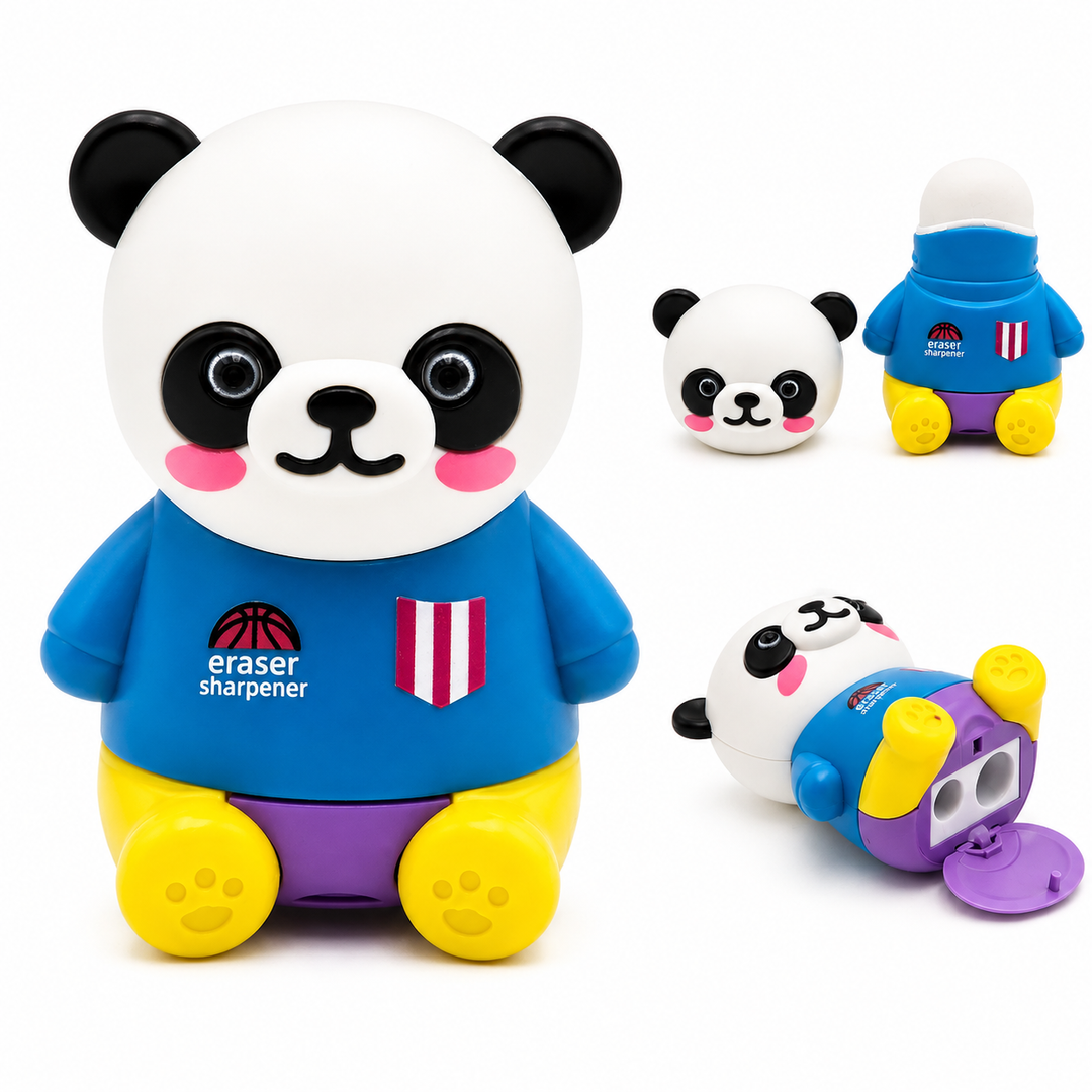 Sharpener Teddy Pencil Sharpener, Compact Manual Pencil Sharpener, Portable Stationery Sharpener for Writing, Drawing, Sketching, Office, School and Everyday Use