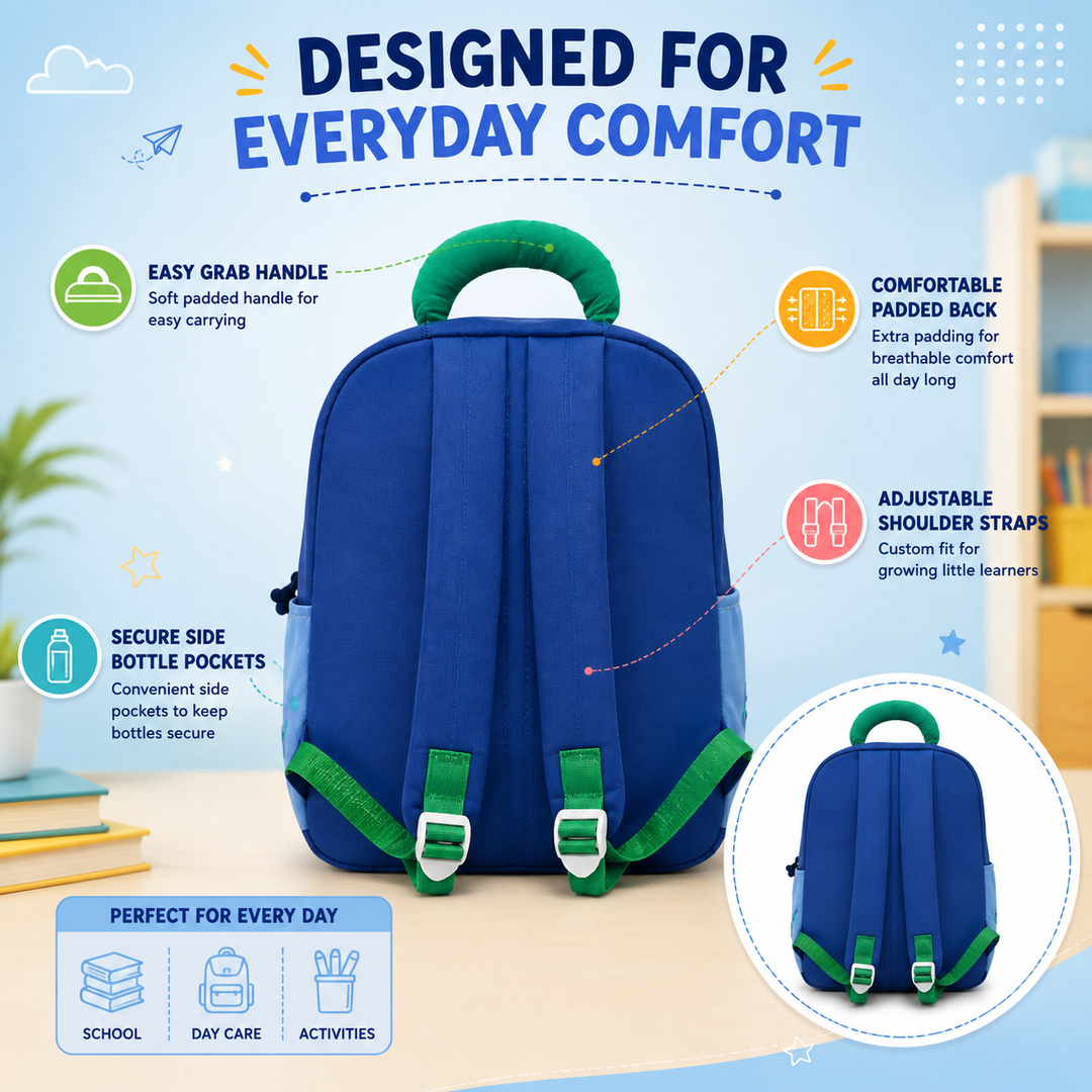 Cute Cartoon School Backpack with Mini Zip Pouch, Lightweight Student Book Bag, Multi Pocket School Backpack with Adjustable Shoulder Straps, Large Capacity Backpack for School & Daily Use