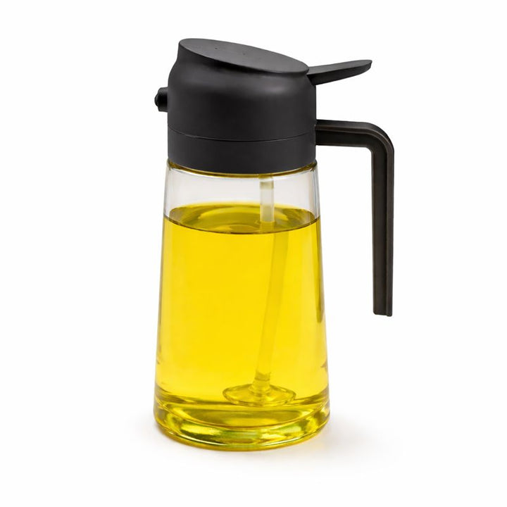 BERAM Olive Oil Sprayer for Cooking Refillable Food Grade Oil Spray Bottle Dispenser for Kitchen Salad Air Fryer BBQ Baking Frying & Grilling Leak Proof Oil Dispenser for Home Improvement
