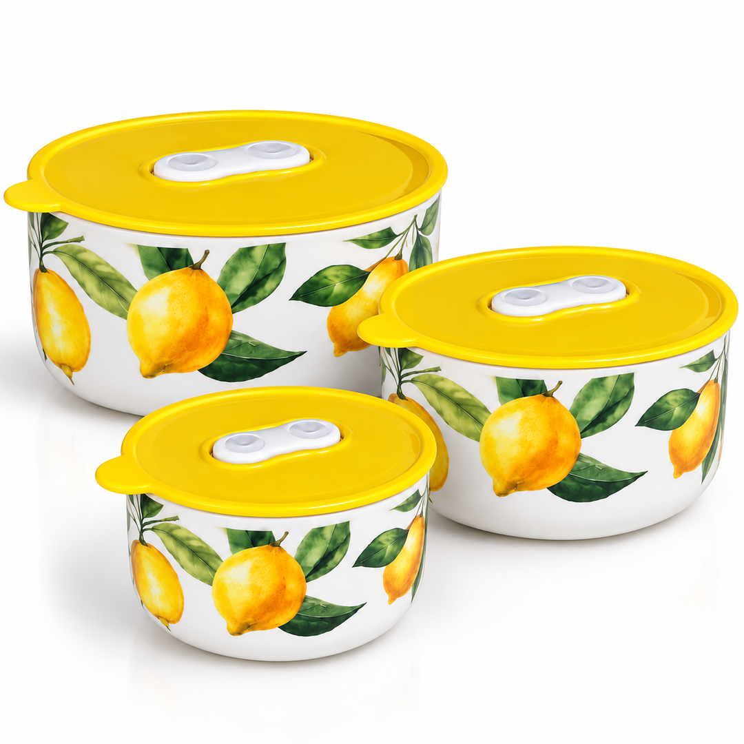 Ceramic Bowl Set Premium Porcelain Storage and Serving Bowls Microwave and Dishwasher Safe Soup Rice Snack Cereal Meal Prep Bowls Modern Kitchen Food Container Set