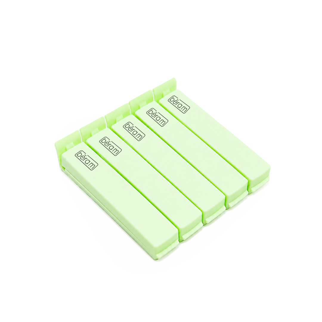 Beram Sealing Clips for Snack Bags Vacuum Sealers for Packages and Storage Air Tight Sealing Chip Clips Aesthetic Kitchen Accessory Pack of 4, 5 and 10