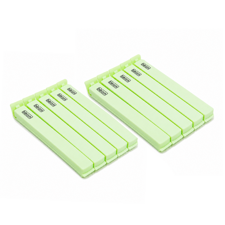 Beram Sealing Clips for Snack Bags Vacuum Sealers for Packages and Storage Air Tight Sealing Chip Clips Aesthetic Kitchen Accessory Pack of 4, 5 and 10