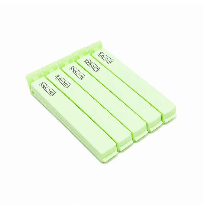 Beram Sealing Clips for Snack Bags Vacuum Sealers for Packages and Storage Air Tight Sealing Chip Clips Aesthetic Kitchen Accessory Pack of 4, 5 and 10
