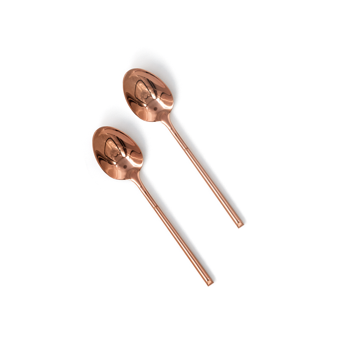 BERAM Copper Craft Cutlery, Elegant Stainless Steel Flatware 18/10 Grade, Kitchen Utensils, Tableware Set For Home, Restaurants, Hotels and More