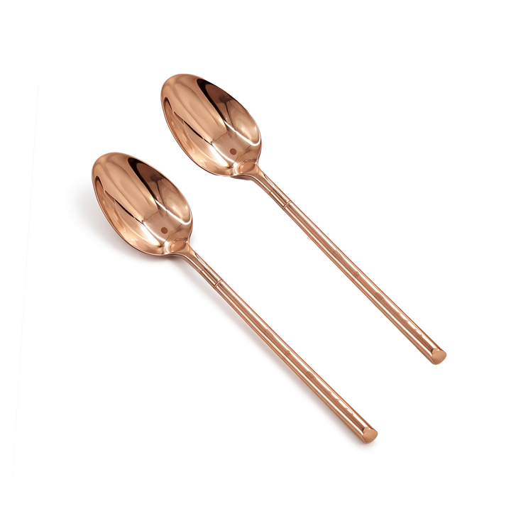 BERAM Copper Craft Cutlery, Elegant Stainless Steel Flatware 18/10 Grade, Kitchen Utensils, Tableware Set For Home, Restaurants, Hotels and More