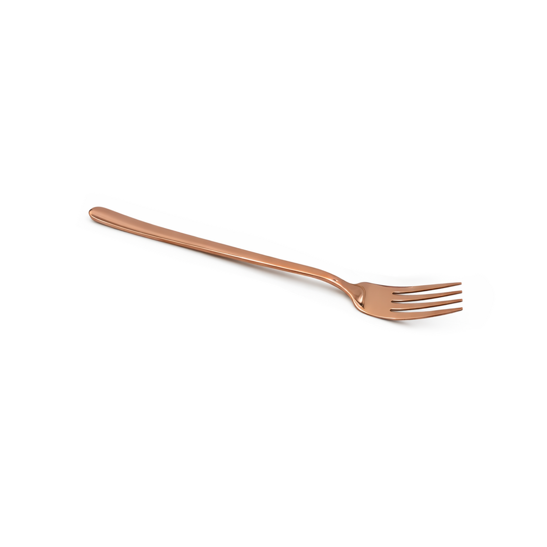 BERAM Dazzle Dine Cutlery Elegant 18/10 Stainless Steel Flatware with PVD Copper Finish, Premium Tableware for Home, Restaurants