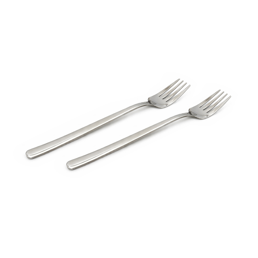 BERAM Dazzle Dine in Silver Cutlery Elegant Stainless Steel, 18/10 Grade Kitchen Utensils Set Tableware Set for Home, Restaurants and More