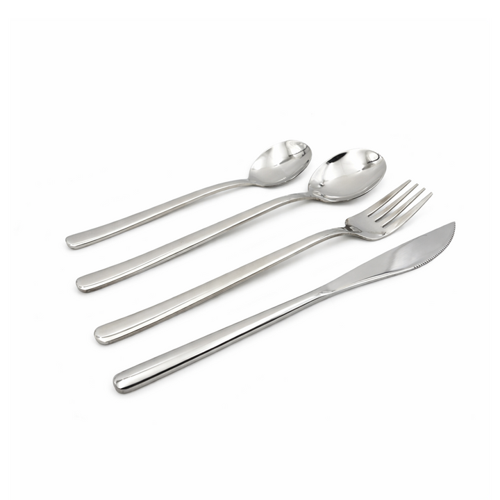 Dazzle Dine Silver Cutlery Set of 4, 16 & 24