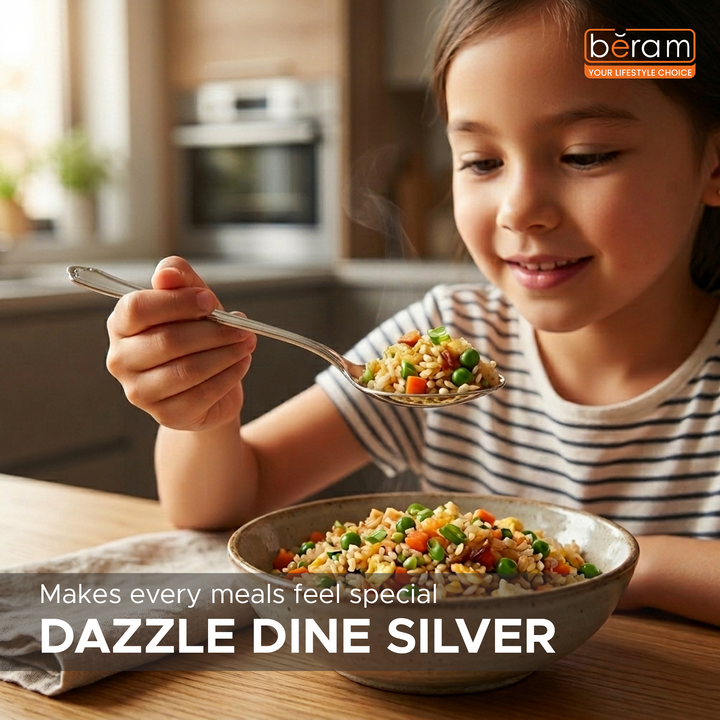 Dazzle Dine Silver Cutlery Set of 4, 16 & 24