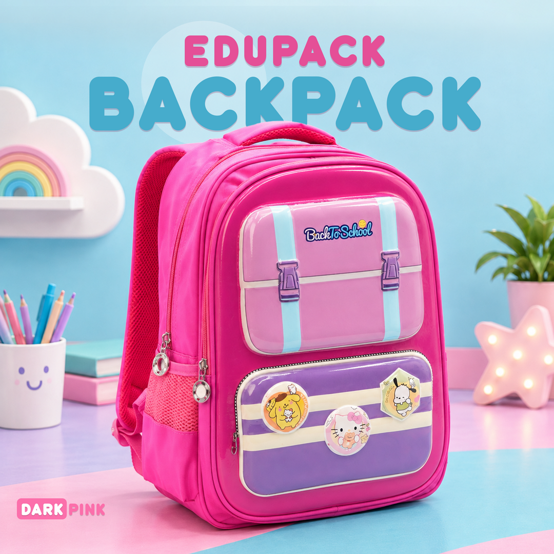 Edupack 14 Inch Kids School Backpack | Lightweight Durable School Bag for Boys & Girls | Spacious Multi-Compartment Travel Backpack for School & Daily Use