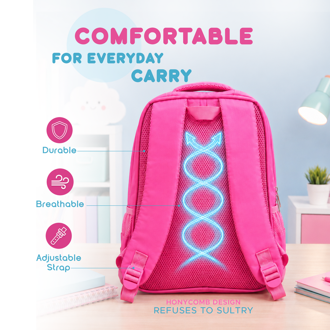 Edupack 14 Inch Kids School Backpack | Lightweight Durable School Bag for Boys & Girls | Spacious Multi-Compartment Travel Backpack for School & Daily Use