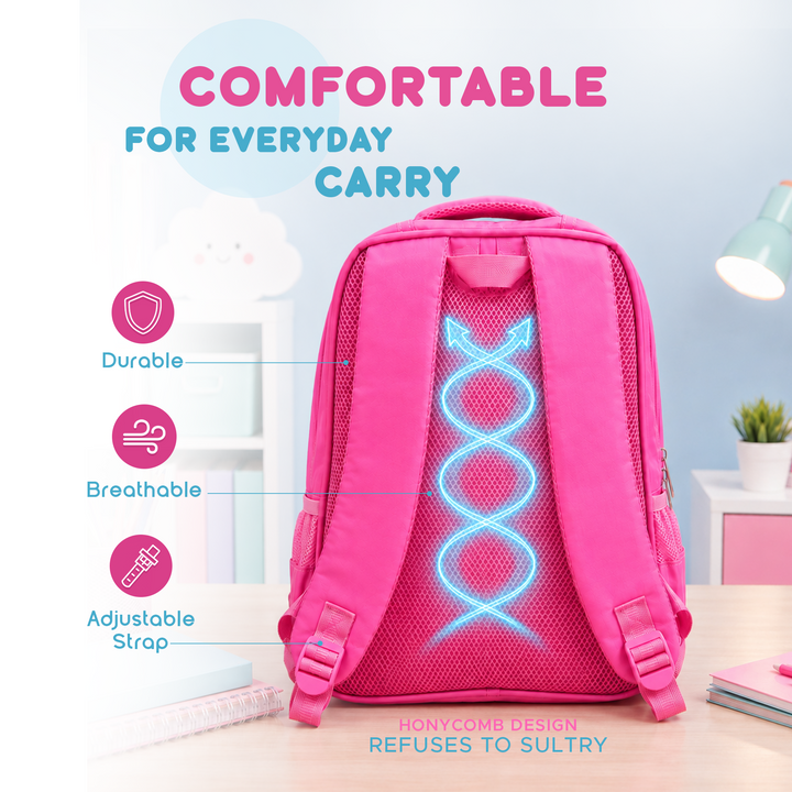 Edupack 14 Inch Kids School Backpack | Lightweight Durable School Bag for Boys & Girls | Spacious Multi-Compartment Travel Backpack for School & Daily Use