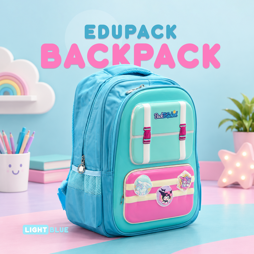Edupack 14 Inch Kids School Backpack | Lightweight Durable School Bag for Boys & Girls | Spacious Multi-Compartment Travel Backpack for School & Daily Use