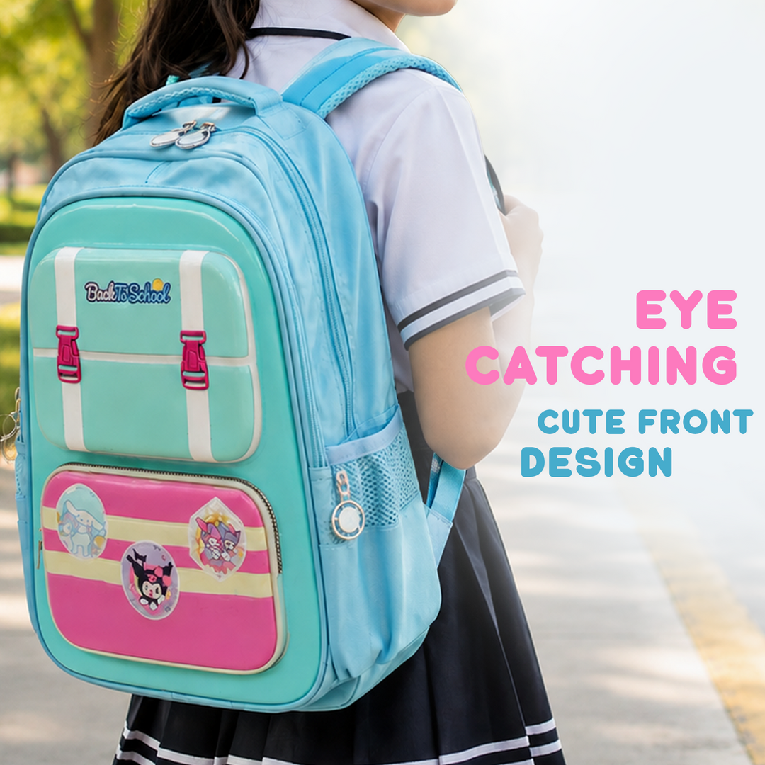 Edupack 14 Inch Kids School Backpack | Lightweight Durable School Bag for Boys & Girls | Spacious Multi-Compartment Travel Backpack for School & Daily Use
