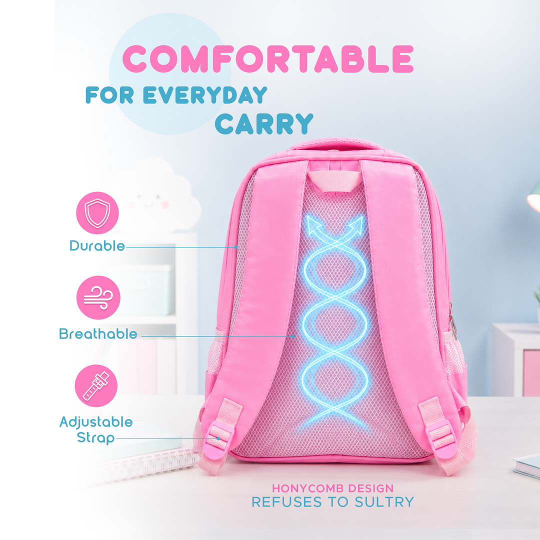 Edupack 14 Inch Kids School Backpack | Lightweight Durable School Bag for Boys & Girls | Spacious Multi-Compartment Travel Backpack for School & Daily Use