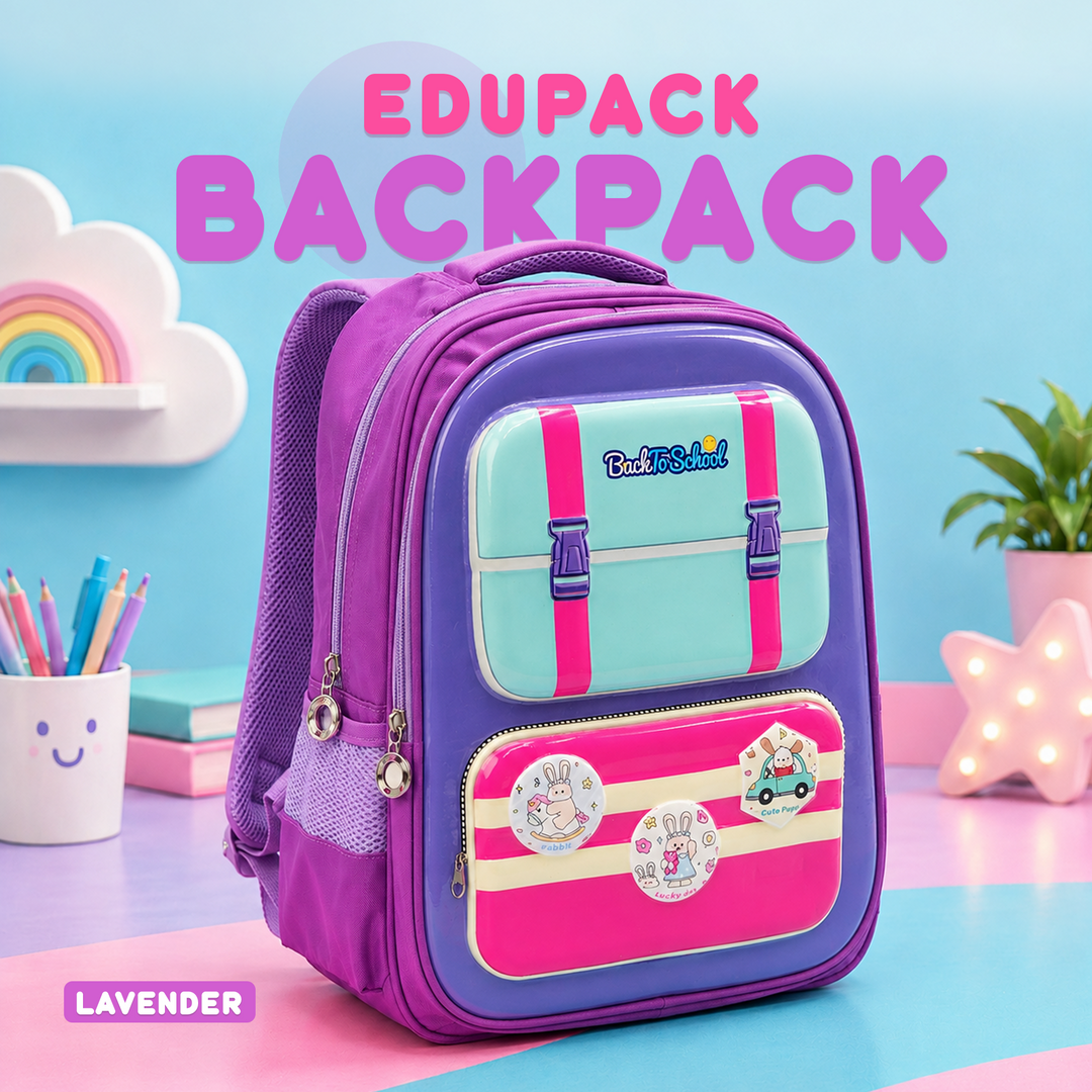 Edupack 14 Inch Kids School Backpack | Lightweight Durable School Bag for Boys & Girls | Spacious Multi-Compartment Travel Backpack for School & Daily Use