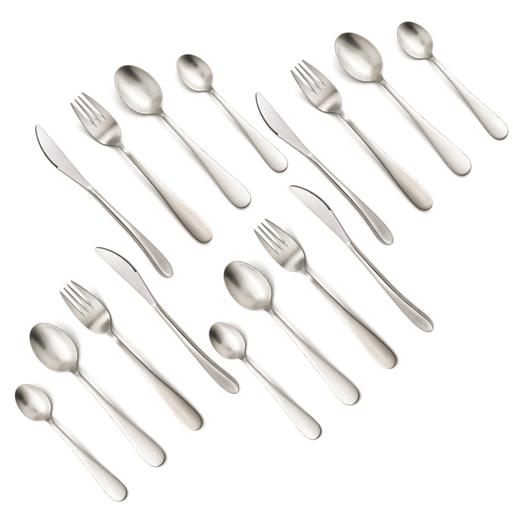 BERAM Elegant Silverware Cutlery Set, Elegant Stainless Steel, 18/10 Grade Kitchen Utensils Set, Tableware Set for Home, Restaurants