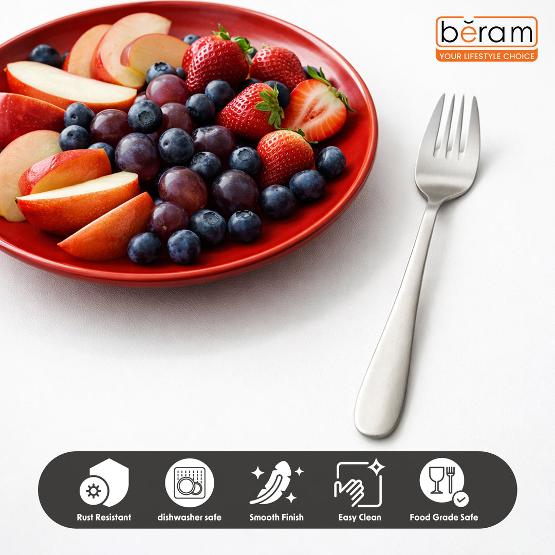 BERAM Elegant Silverware Cutlery Set, Elegant Stainless Steel, 18/10 Grade Kitchen Utensils Set, Tableware Set for Home, Restaurants