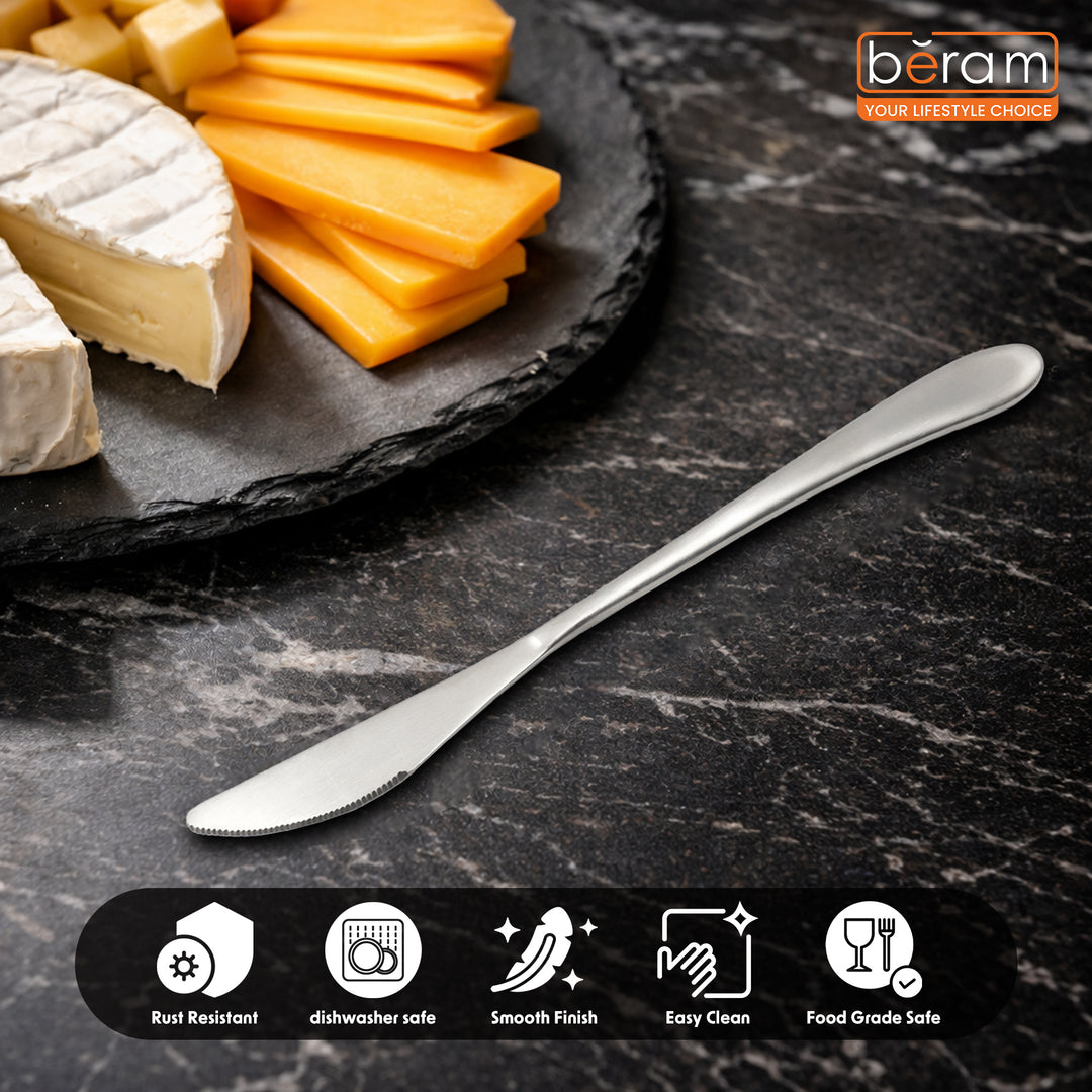 BERAM Elegant Silverware Cutlery Set  Elegant Stainless Steel, 18/10 Grade Kitchen Utensils Set, Tableware for Home, Restaurants