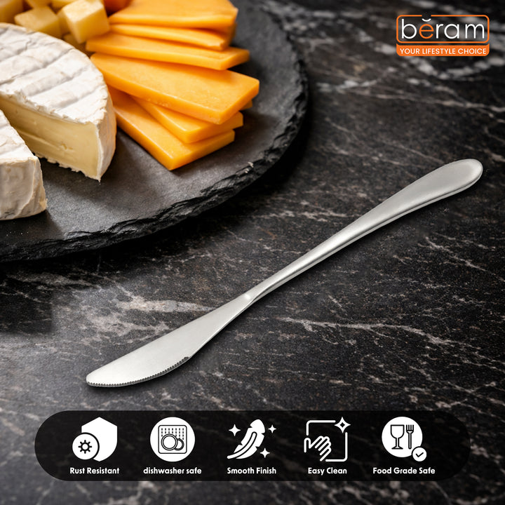 BERAM Elegant Silverware Cutlery Set  Elegant Stainless Steel, 18/10 Grade Kitchen Utensils Set, Tableware for Home, Restaurants