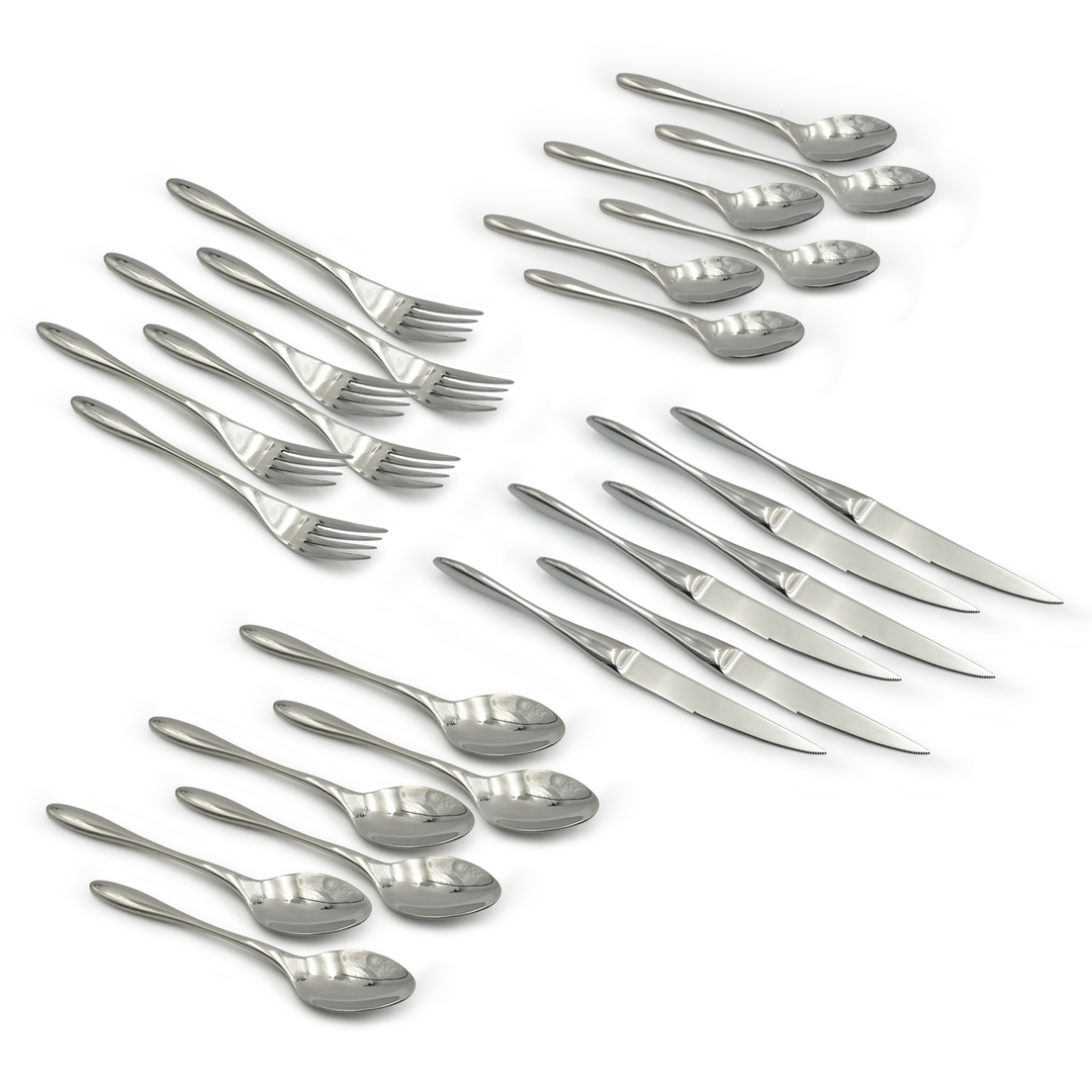 Eternal Forge Cutlery Set of 4, 16 & 24
