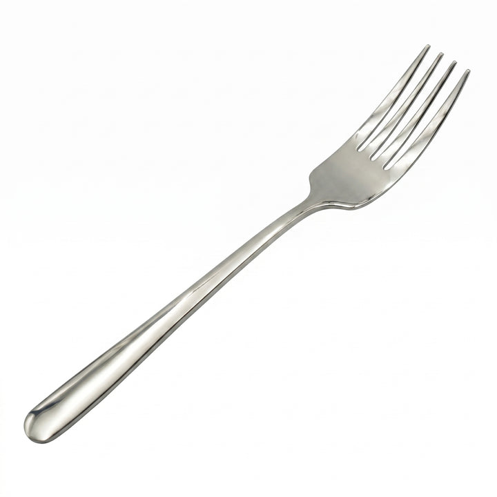 BERAM Stainless Edge Cutlery – Premium 18/10 Stainless Steel Flatware with Elegant Silver Non-Slip Handles – Durable Kitchen Utensils for Home & Restaurants