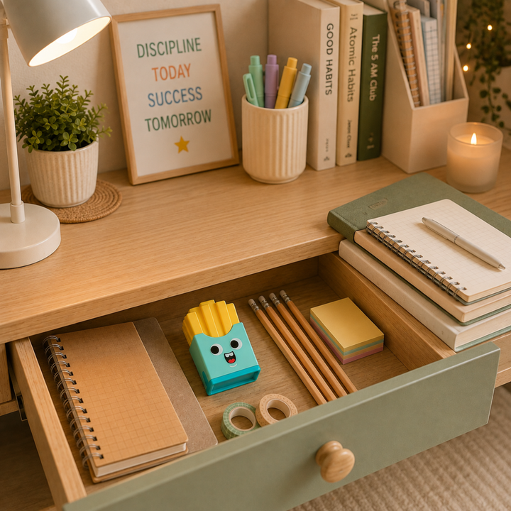 French Fries Pencil Sharpener with Eraser, Cute Cartoon Manual Pencil Sharpener with Attractive Design, Novelty Desk Sharpener for School, Office, Home, Study and Everyday Use