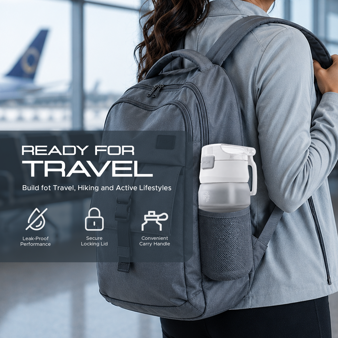 TR6 Hydra Boost Active Frosted 550ml BPA Free Tritan Bottle with Straw, Lockable Flip Lid Leakproof, Lightweight & Stylish Ideal for Gym, Work, School & Outdoor Use