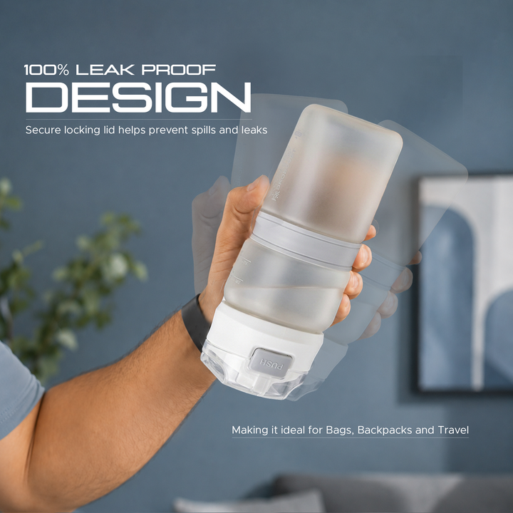 TR6 Hydra Boost Active Frosted 550ml BPA Free Tritan Bottle with Straw, Lockable Flip Lid Leakproof, Lightweight & Stylish Ideal for Gym, Work, School & Outdoor Use