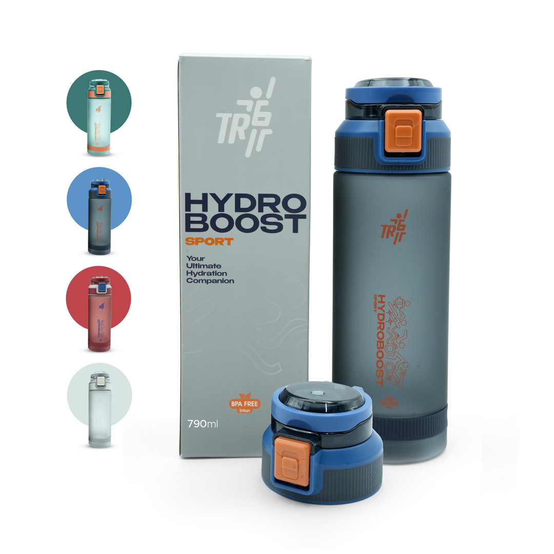 TR6 Sport Frosted Gym Water Bottle BPA Free Leak Proof with Measurement Markers Flip Lock Lid Durable Hydration Bottle for Fitness Office Travel Outdoor Wide Mouth for easy cleaning 790ml
