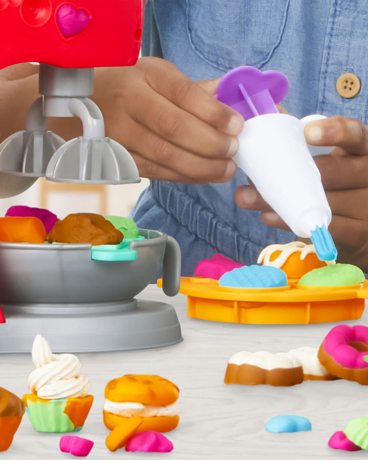 Play-Doh Kitchen Creations Magical Mixer Playset – Interactive Dough Mixer with 5 Play-Doh Colors, Encourages Creativity & Imaginative Play for Kids 3+, Includes Molds & Tools for Baking Fun