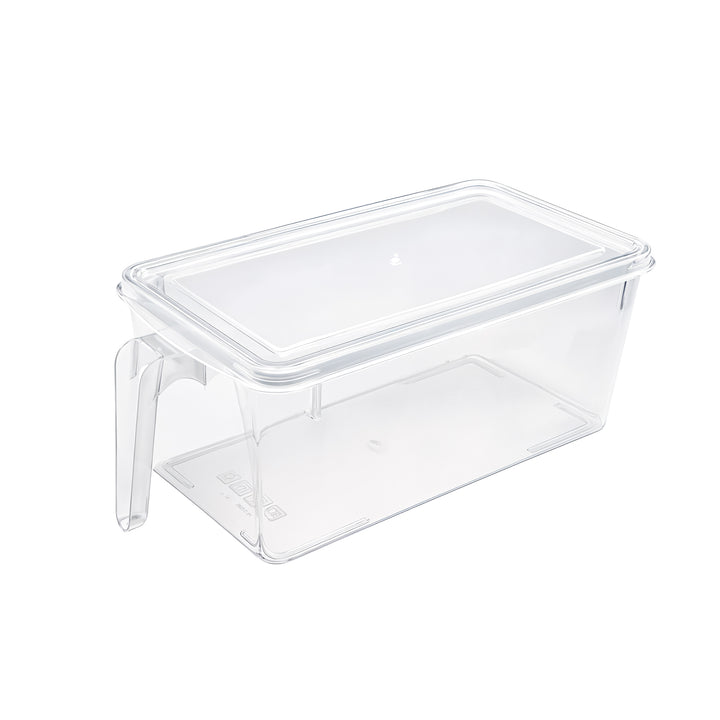 Beram Multi-Purpose Fridge Storage Box – Airtight Vegetable & Fruit Container PP Container with Locking Lid Refrigerator Pantry & Kitchen Organizer Box Stackable Fresh Storage Container