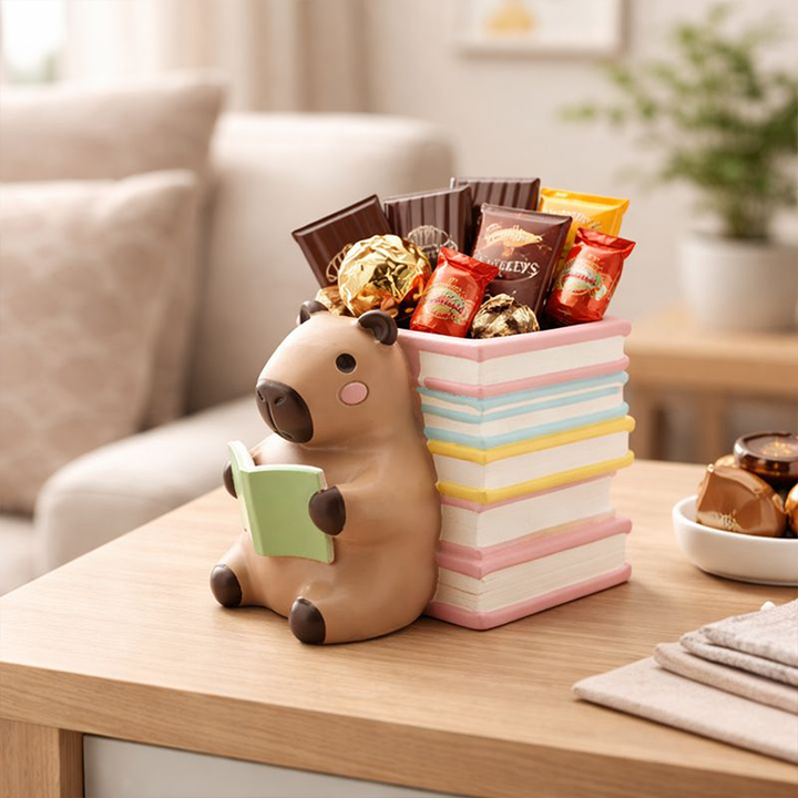 Reading 2Pcs Set Pig and Puppy Design Flower Pot Polyresin Decorative Planter for Succulents Mini Plants Indoor Outdoor Home Office Desk Décor Pen Pencil Holder Propagator Kit
