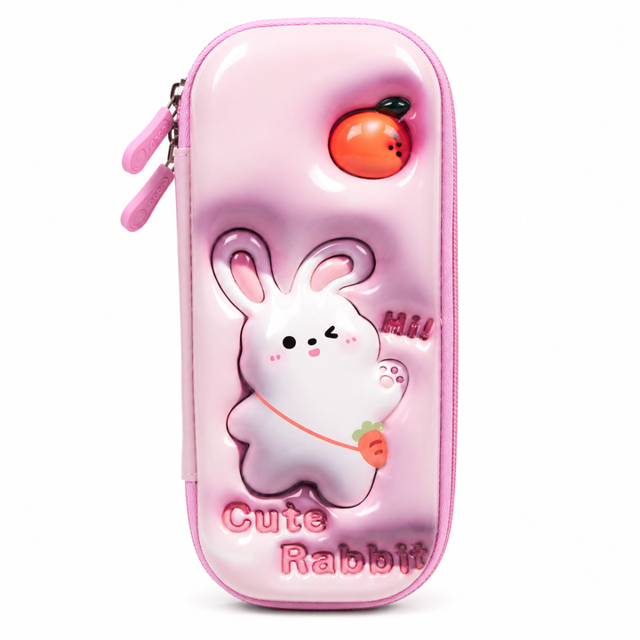 Pencil Case Large Capacity Durable Zipper Pencil Pouch Portable Stationery Organizer Multi-Purpose Pen Holder Bag for School Office Travel