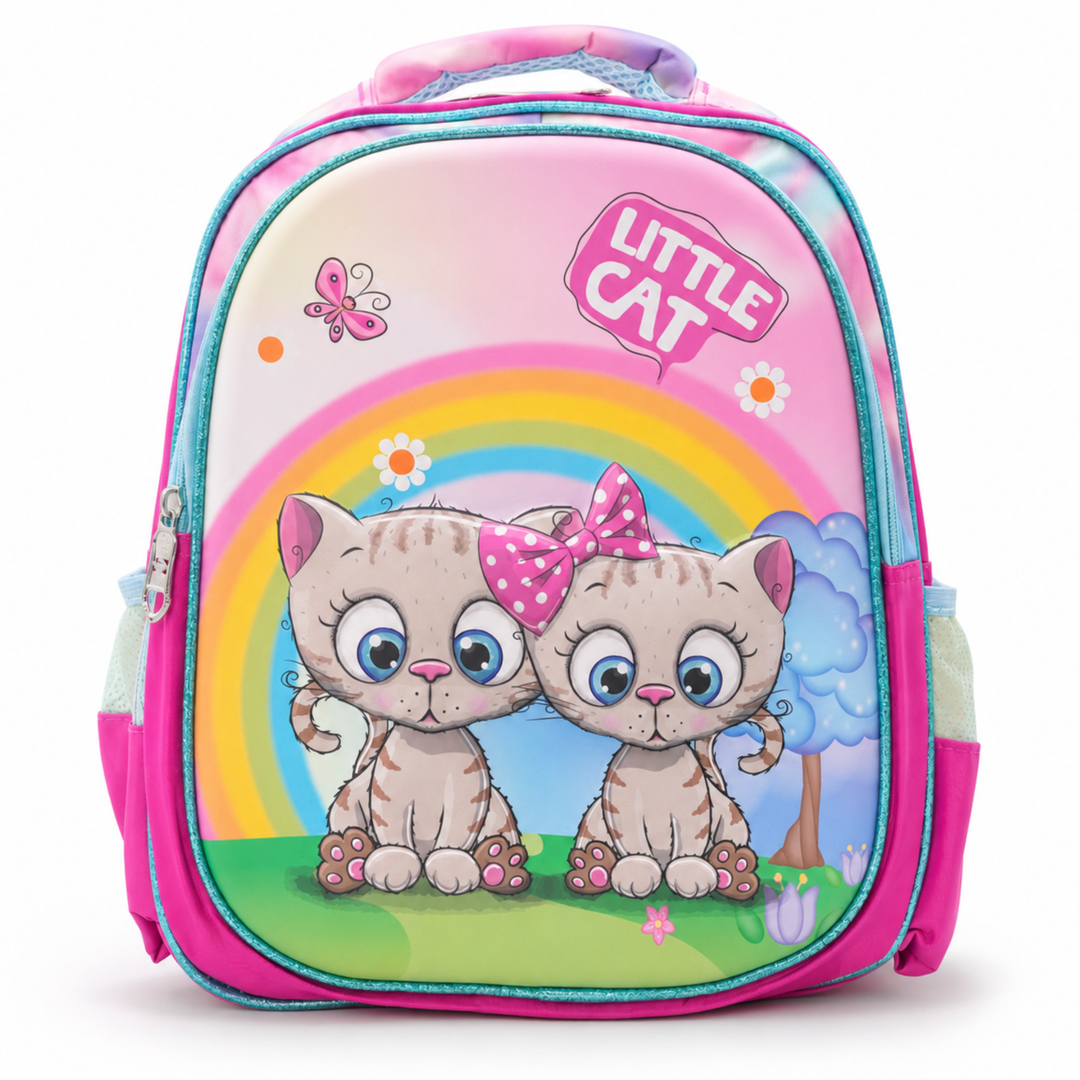 14 Inch School Backpack with Spacious Compartments | Lightweight Durable Water-Resistant Bag | Ergonomic Shoulder Straps, Multi-Pocket Storage for Daily Use, Travel & Office