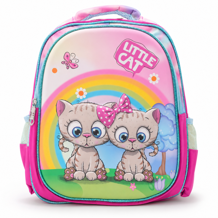 14 Inch School Backpack with Spacious Compartments | Lightweight Durable Water-Resistant Bag | Ergonomic Shoulder Straps, Multi-Pocket Storage for Daily Use, Travel & Office