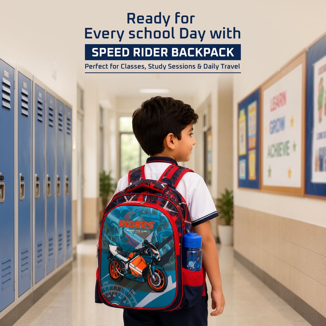 Vehicle Theme School Backpack, Large Capacity Lightweight Durable School Bag with Multiple Compartments, Side Bottle Pockets, Student Backpack for School, Travel & Everyday Use