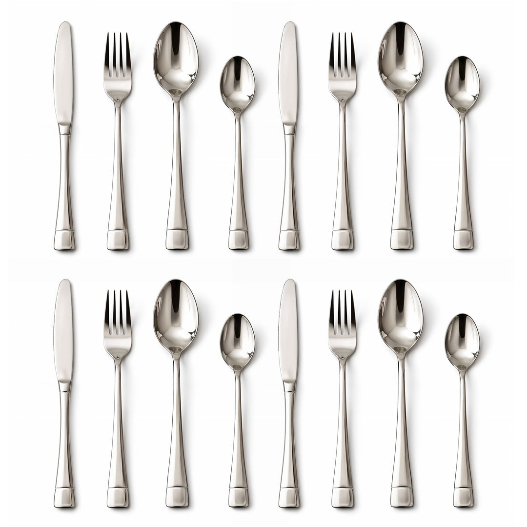 BERAM Silver Savour Cutlery Set  Elegant Stainless Steel, 18/10 Grade Kitchen Utensils Set, Tableware Set for Home, Restaurants
