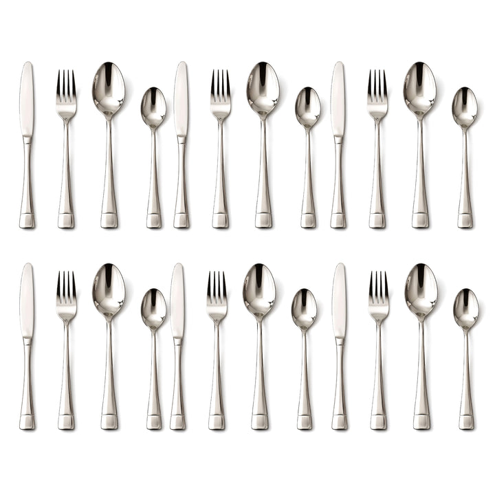 BERAM Silver Savour Cutlery Set  Elegant Stainless Steel, 18/10 Grade Kitchen Utensils Set, Tableware Set for Home, Restaurants