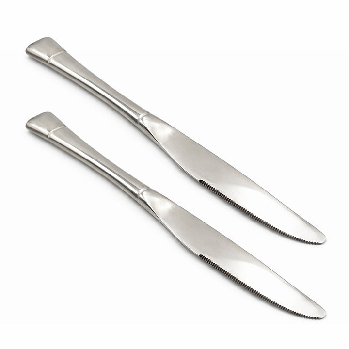 BERAM Silver Savour Cutlery Elegant Stainless Steel, 18/10 Grade Kitchen Utensils Set, Tableware Set for Home, Restaurants and More