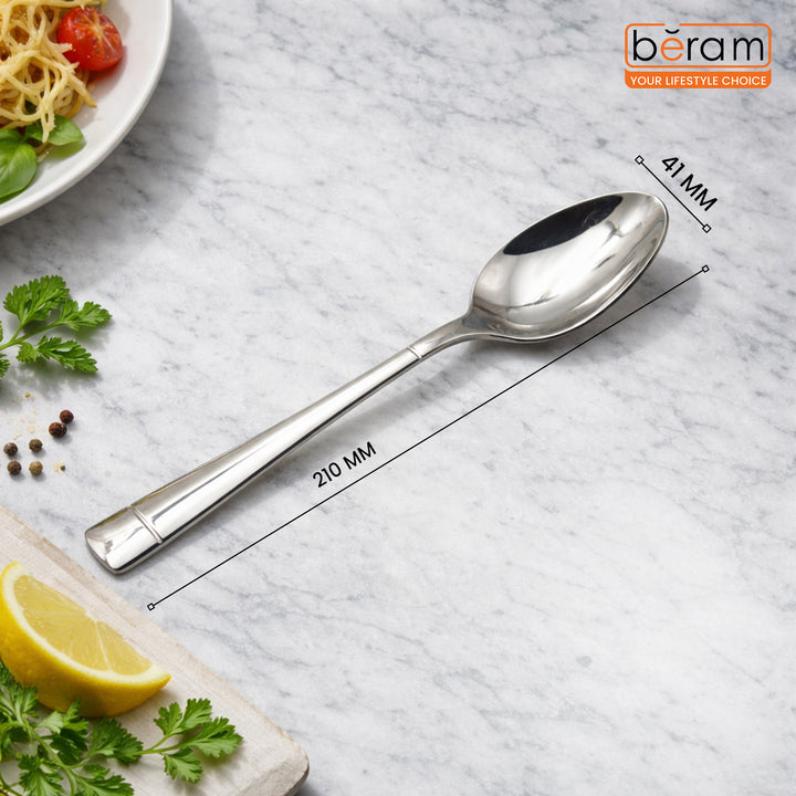 BERAM Silver Savour Cutlery Elegant Stainless Steel, 18/10 Grade Kitchen Utensils Set, Tableware Set for Home, Restaurants and More