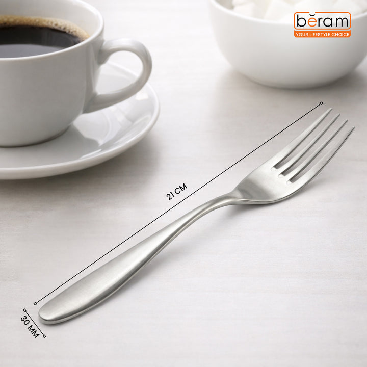 BERAM Silver Shine Steel Cutlery 18/10 Stainless Steel Flatware Polished Silver Tableware for Home, Restaurants & Hotels – Premium Kitchen Utensils Set