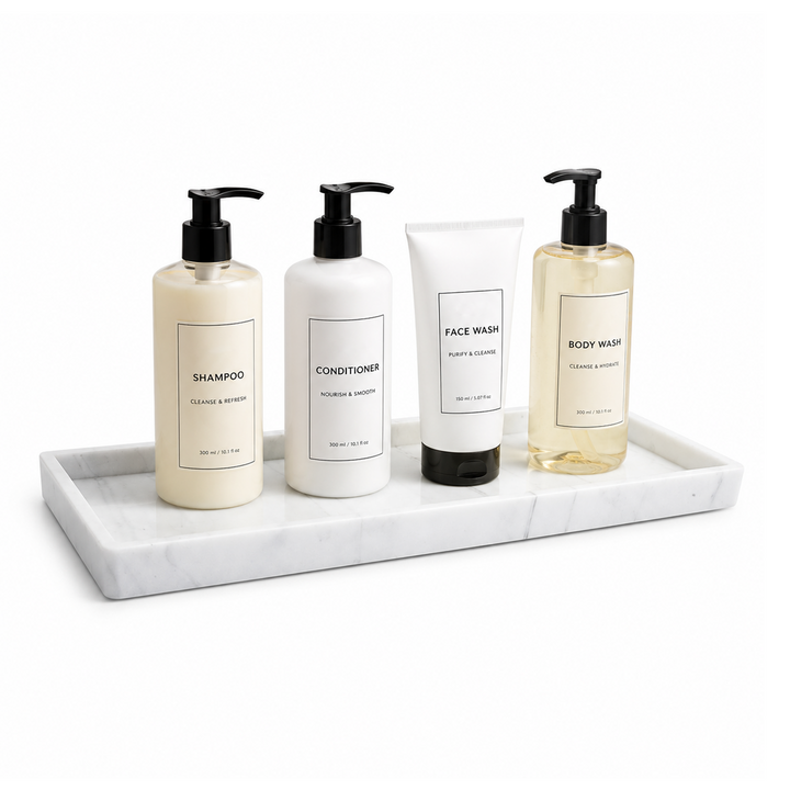 Beram Wall Mounted Bathroom Rack with White Silica Gel Tray Non Slip Rust Resistant Space-Saving Organizer for Soap Shampoo and Bath Essentials